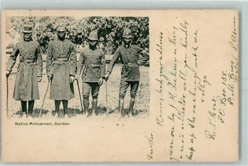 Durban 1903 Native Policemen