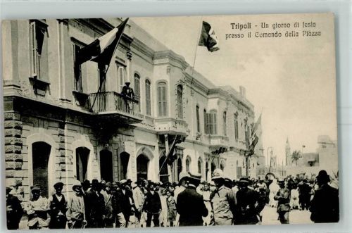 Tripolis Un giorno di festa presso il Comadno della Piazza Fahnen