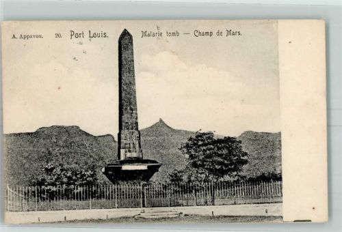 Port Louis Malarie tomb Champ de Mars