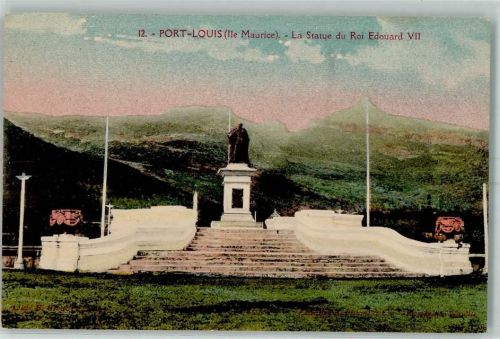 Port Louis La Statue du Roi Edouard VII