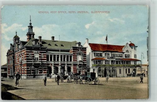 Bloemfontein General Post Office Hotel Imperial Fahrrad Kutsche