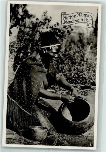 Kapstadt Native Woman Mending a Pot Ort lt. Verlag
