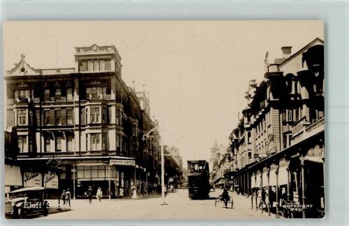 Johannesburg Eloff Street Doppeldecker Straßenbahn Oldtimer