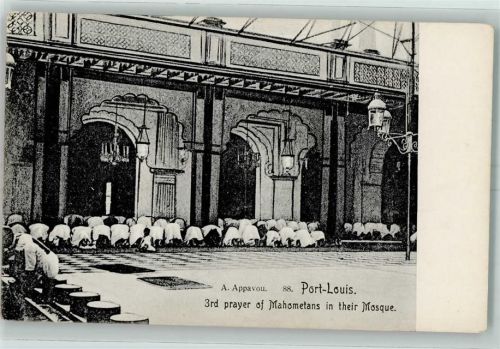 Port Louis - 3rd prayer of Mahometans in their Mosque