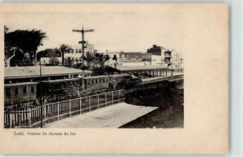 Suez Eisenbahn Bahnhof Chemin du fer