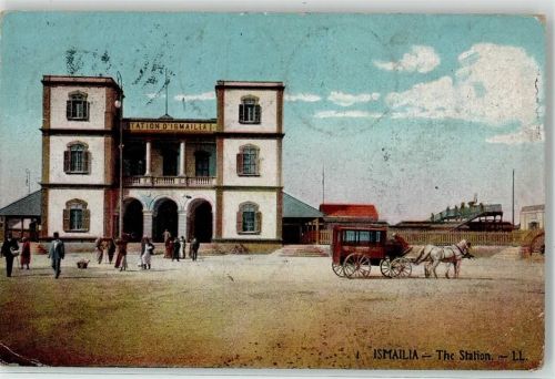 Ismailia 1909 Station Bahnhof Gare