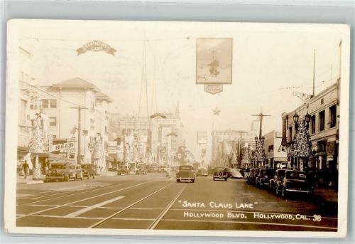 Hollywood Hollywoos Blvd. Oldtimer Santa Claus Lane