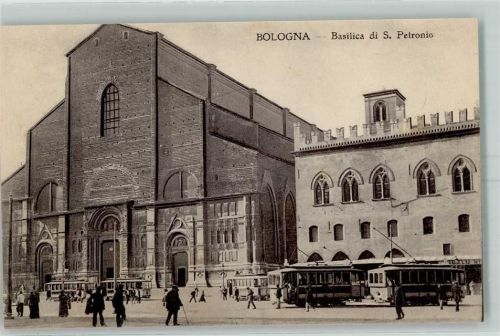 Bologna Basilica di S. Petronio Straßenbahn