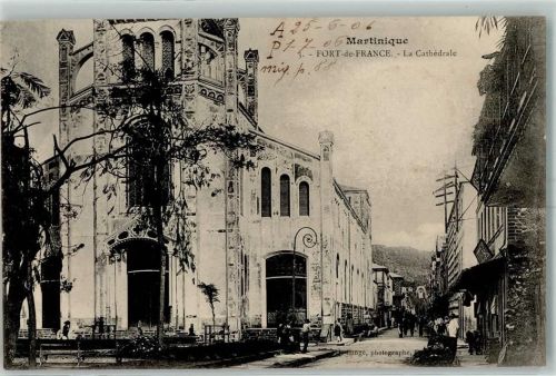Fort-de-France 1906 La Cathedrale