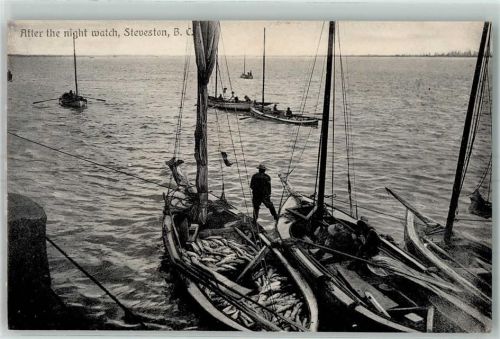 Vancouver After the night watch Steveston Fischer Boote
