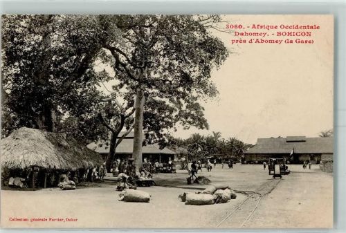 Bohicon Dahomey Afrique Occidentale Bahnhof