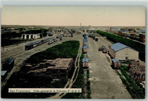 Cordoba Vista general de la Estacion F.C.C.C. Eisenbahn San Francisco