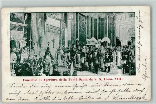 Vatikanstadt 1900 Funzione di Apertura della Porta Santa da S.S. Leone XIII