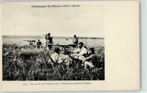 Campagne du Maroc 1907 1908 2. Zouave