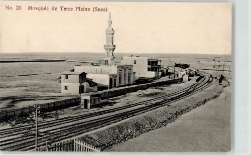 Suez Mosquee de Terre Pleine Bahnhof