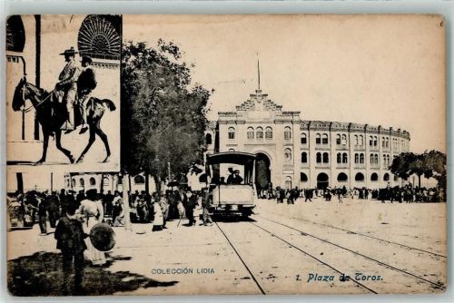 Plaza de Toros Lidia Spanisches Kampfrind Straßenbahn