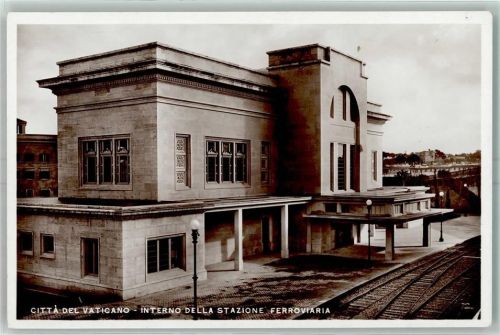 Citta del Vaticano Interno della Stazione Ferroviaria Gleise Bahnhof