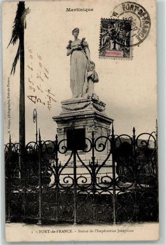 Fort-de-France Statue de l`Imperatrice Josephine