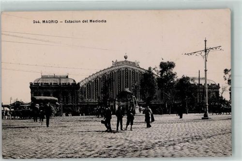 Madrid 1913 Estacion del Mediodia AK