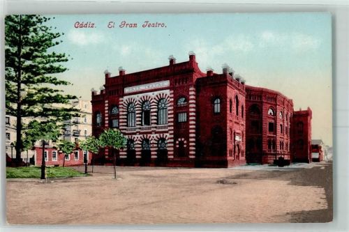 Cadiz Gran Teatro Theater Photochromie Purger & Co Nr. 5054 AK
