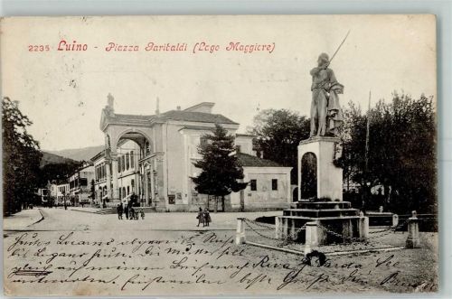 21016 Luino 1902 - Piazza Garibaldi