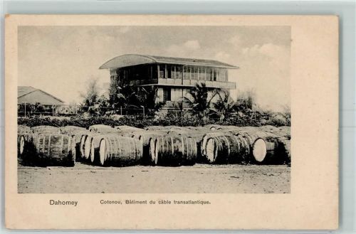 Cotonou Dahomey Batiment du cable transatlantique