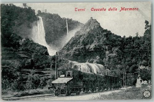 Terni Cascata delle Marmore Eisenbahn Wasserfall