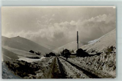 Oviedo Uviéu - Winter Bahnlinie Puerto Pajares desde Busdongo