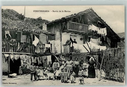 Fuenterrabia 1910 Barrio de la Marino AK