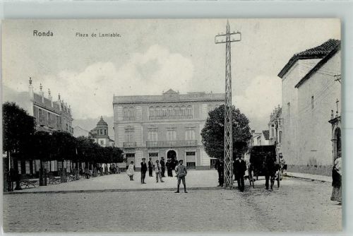 Ronda 1910 - Plaza de Lamiable