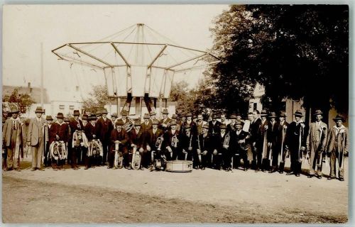 Blaskapelle Karussell Jahrmarkt AK Schützenverein Privatfoto AK