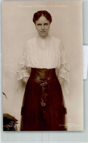 Prinzessin Adelheid v. Sachsen-Meiningen Adel Sa. Mein. Foto AK