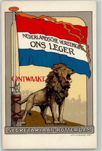 Rotterdam Niederlandsche Vereeniging Ons Leger Ontwaakt Politik AK