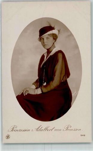 Prinzessin Adalbert v. Preussen Adel Sa. Mein. Foto AK