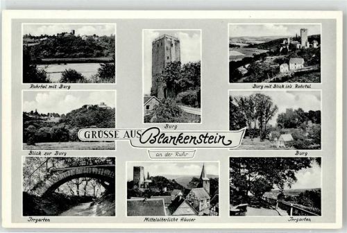 Blankenstein Burg Blankenstein Irrgarten Mittelalterliche Häuser Irrgarten