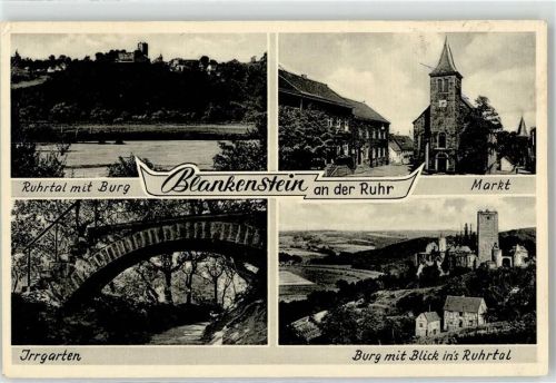 Blankenstein Burg Markt Irrgarten