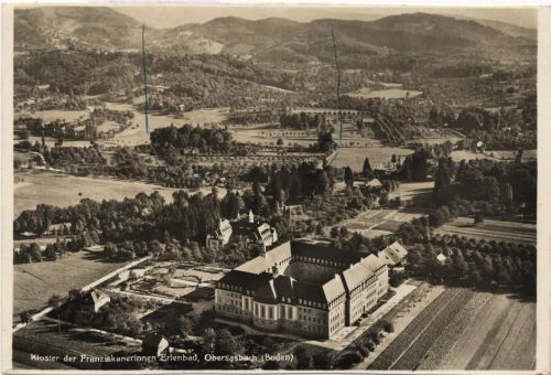 Obersasbach Fliegeraufnahme Kloster Franziskanerinnen Erlenbad