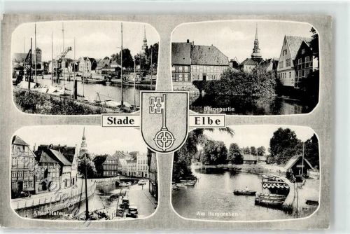Stade Hafen Börne alter Hafen Burggraben