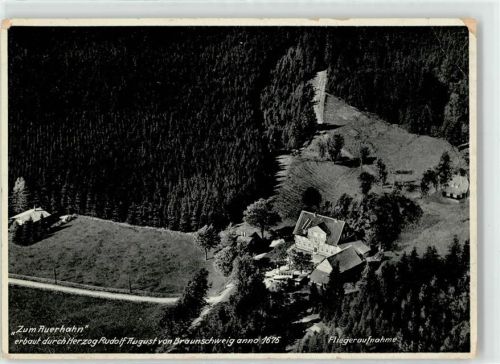 Auerhahn Fliegeraufnahme Gasthaus