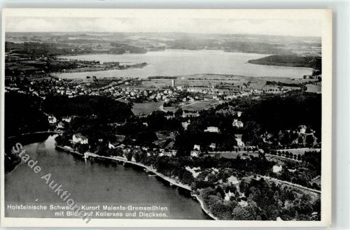 23714 W2423 Bad Malente-Gremsmühlen - Vogelschau Blick auf Kellersee und Dieksee