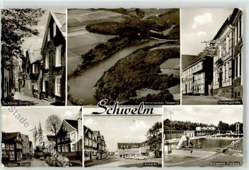 Schwelm Kölner Straße Schwelme Freibad Heilenbecker Talsperre VW Käfer
