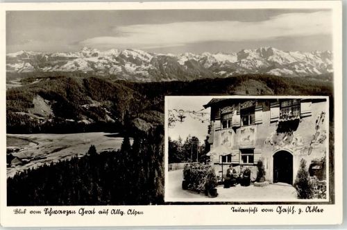 Großholzleute Gasthaus zum Adler Blick vom Schwarzen Grat