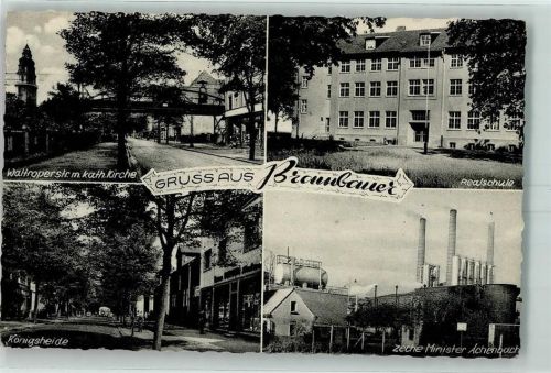 Brambauer Waltroperstraße Kath. Kirche Realschule Zeche Minister Achenbach Königsheide