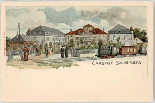 Carspach Bahnhof Eisenbahn