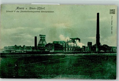 Utfort 1907 Schacht V Steinkohlenbergwerk Rheinpreussen