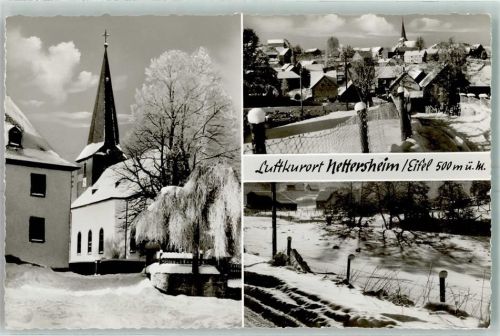 53947 W5376 Nettersheim Winter Kirche