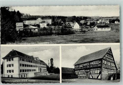 36355 W6424 Hochwaldhausen - Vogelsberg Erholungsheim AOK Kassel Teufelsmühle