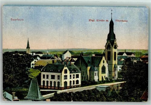 Saarlouis Feldpost Kirche Pfarrhaus