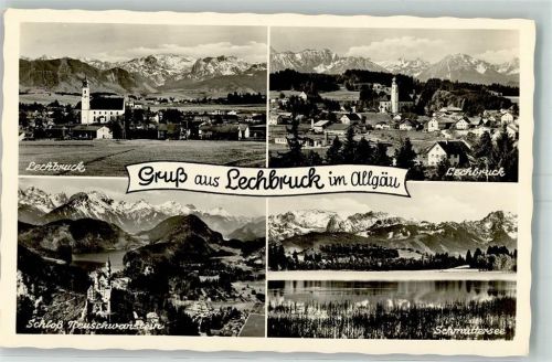 86983 W8923 Lechbruck - Schloss Neuschwanteich Schmuttersee
