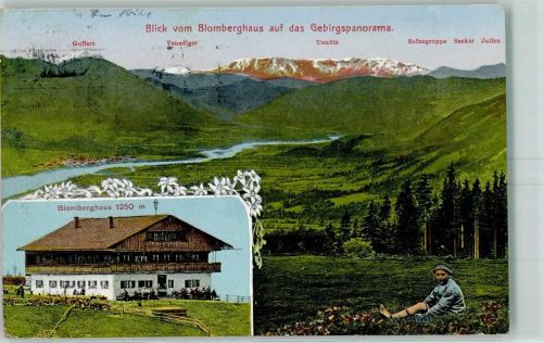 83646 W8170 Wackersberg b Bad Tölz - Guffert Venediger Unnütz Rofangruppe Seekar Juifen Blomberghaus